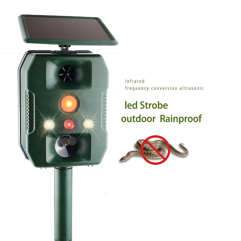 Waterproof certification ultrasonic mouse repellent high efficient frequency conversion ultrasonic solar anti snake