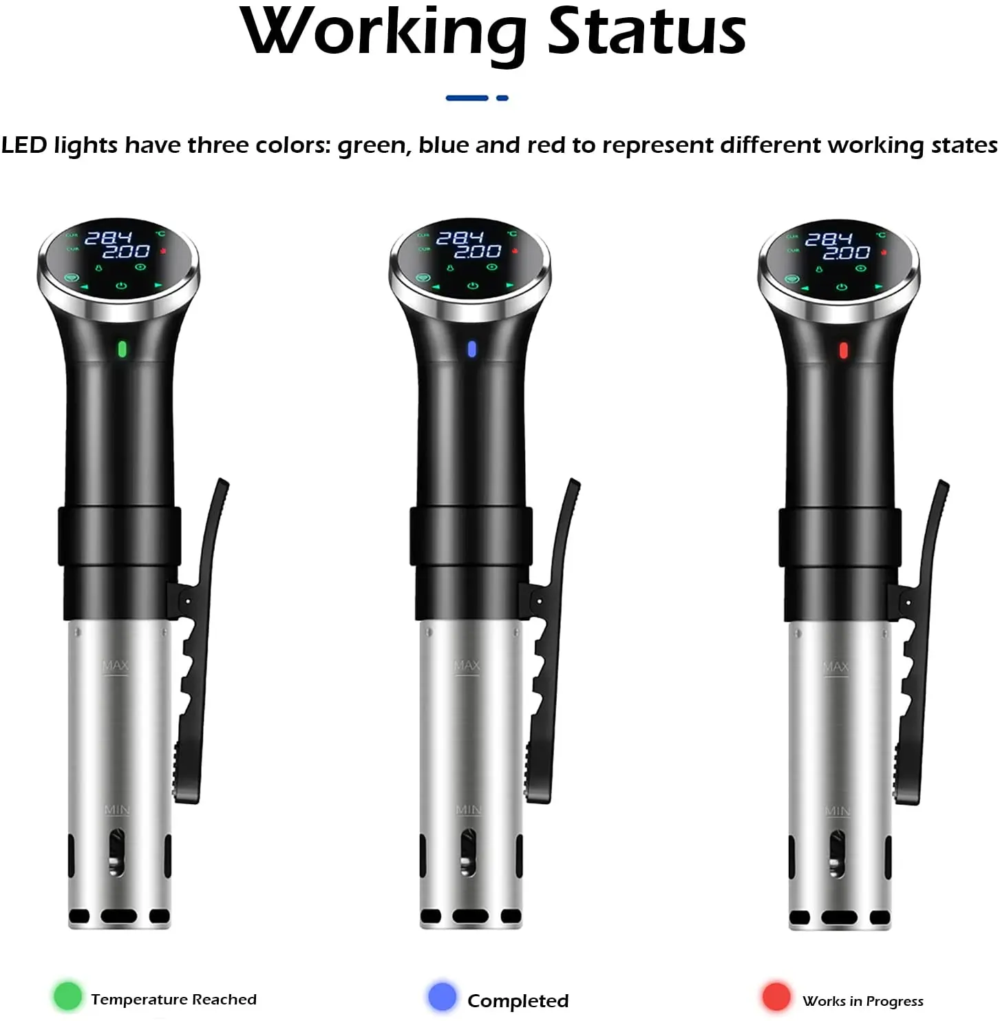 2023Wi-Fi Sous Vide плита Garer светодиодный сенсорный дисплей Sousvide машина Stick Roner управление приложением