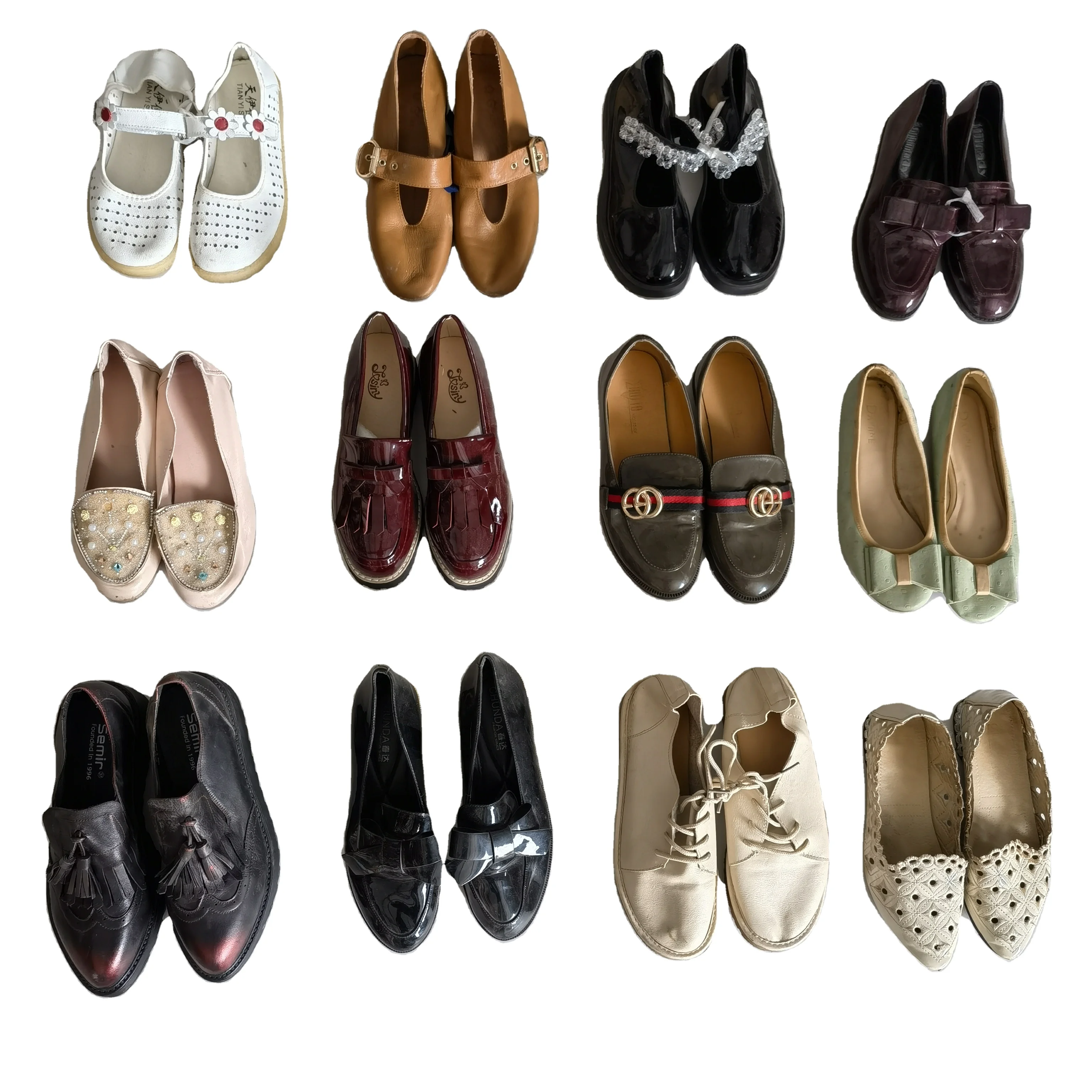 Wholesale Retail Branded Shoes Clean Used Shoes Stock