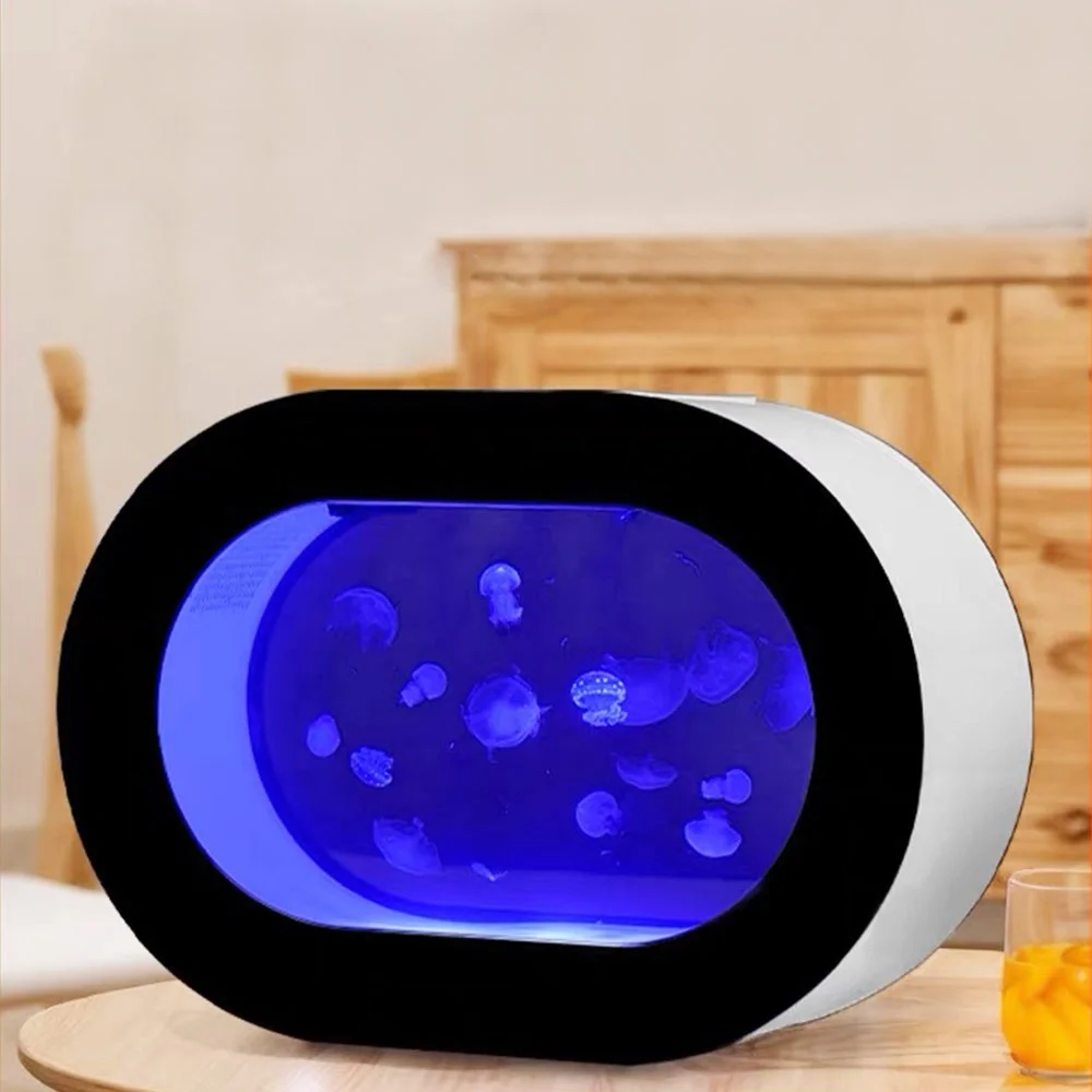 Professional jellyfish tank desktop fish tank aquarium live jellyfish breeding ornamental