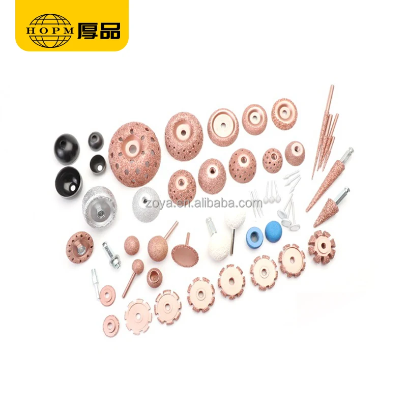 Diameter 45MM Spherical Grinding Tool White Fused Alumina Grinding Wheel Tyre Repair Tool for Pneumatic Grinder