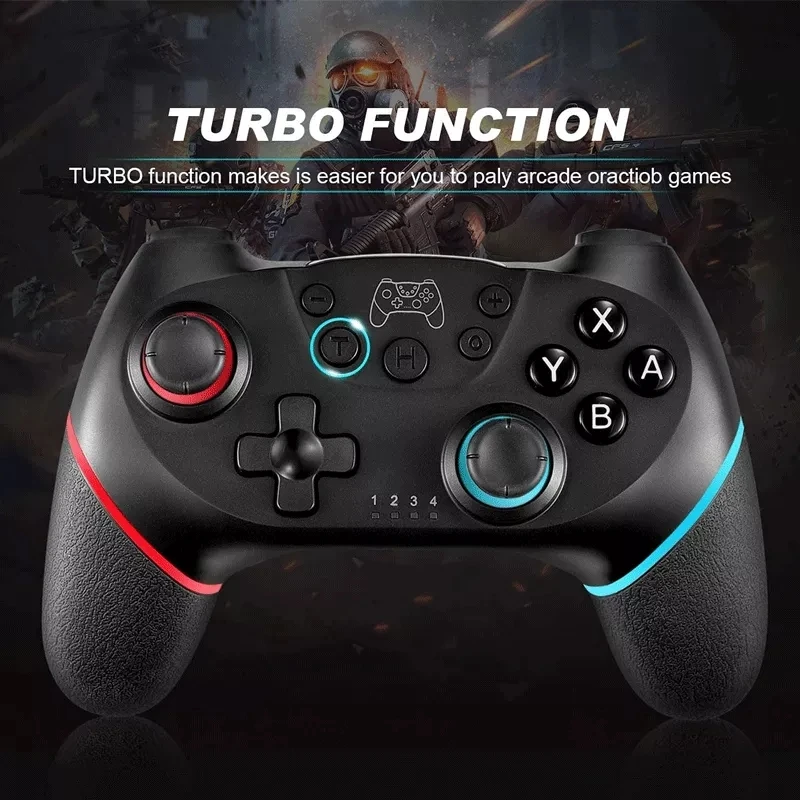 Switch Controller, Wireless Pro Controller for Switch/Switch Lite/Switch OLED, Switch Remote Gamepad with Joystick For NS