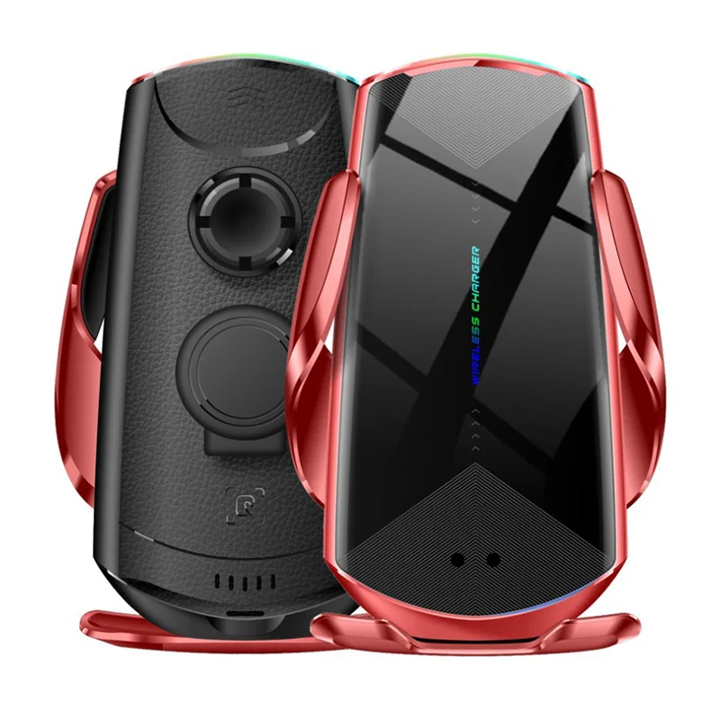 Wireless Car Charger Phone Mount 10W Car Charger 360 Rotatable Auto-Clamping Air Vent Phone Holder Car Mount Charger