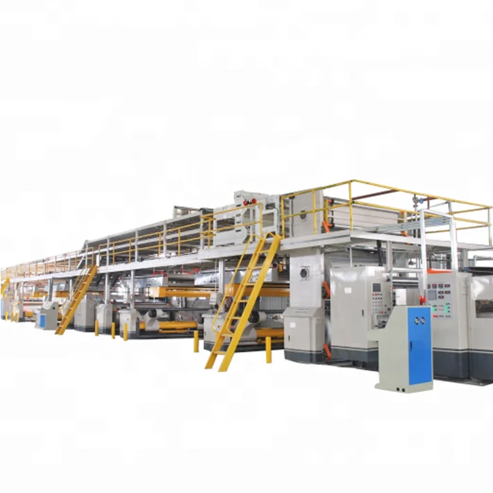 To make refrigerator box high speed corrugated carton box board machine line