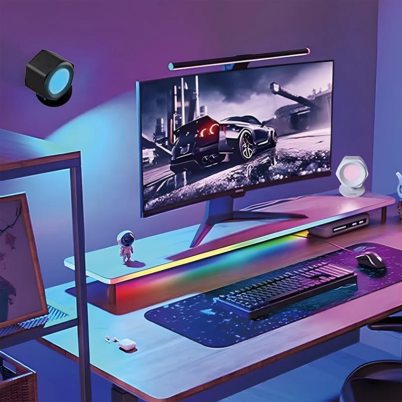 Indoor RGB Wall Lighting for Bedroom Modern Battery Operated Wall Lights Decorative Wall Lamp for Home