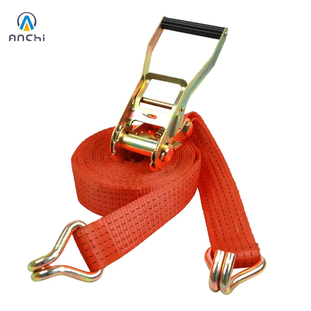2 inch 50mm 27ft cargo lashing ratchet straps 10000lbs