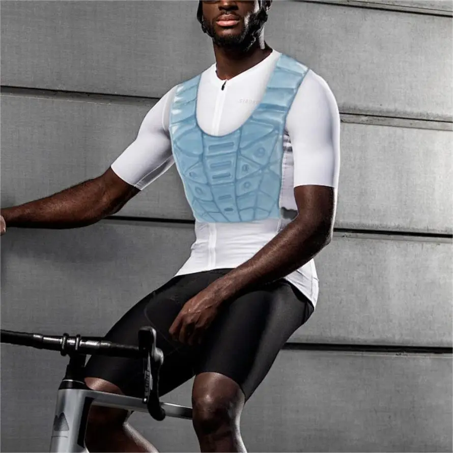 Hot Sale OEM Men Outdoor Activities Blue PCM Phase Change Material Cooling Vest