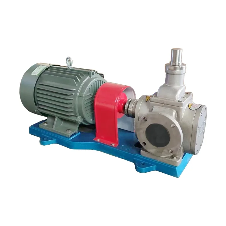 YCB 5KW Electric High-Lift Flow Metal Gear Pump OEM Small Pulsation Hydraulic Water/Wastewater Treatment Circular Arc Type