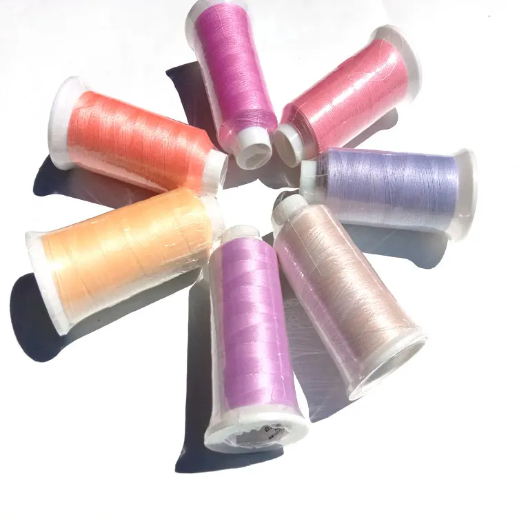 Manufacturer supply  150 denier UV Light Color Change Thread  New Fancy Yarn 100%polyester