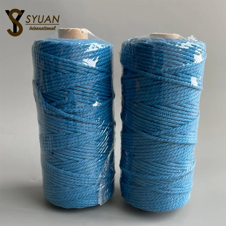 
Beauty Decoration Weave Packaging Rope For Macrame Colored Cotton Cord Rope 
