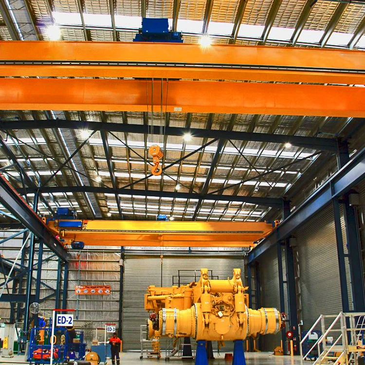 EOT Rail Mounted Travelling steel factory overhead crane 35 tons