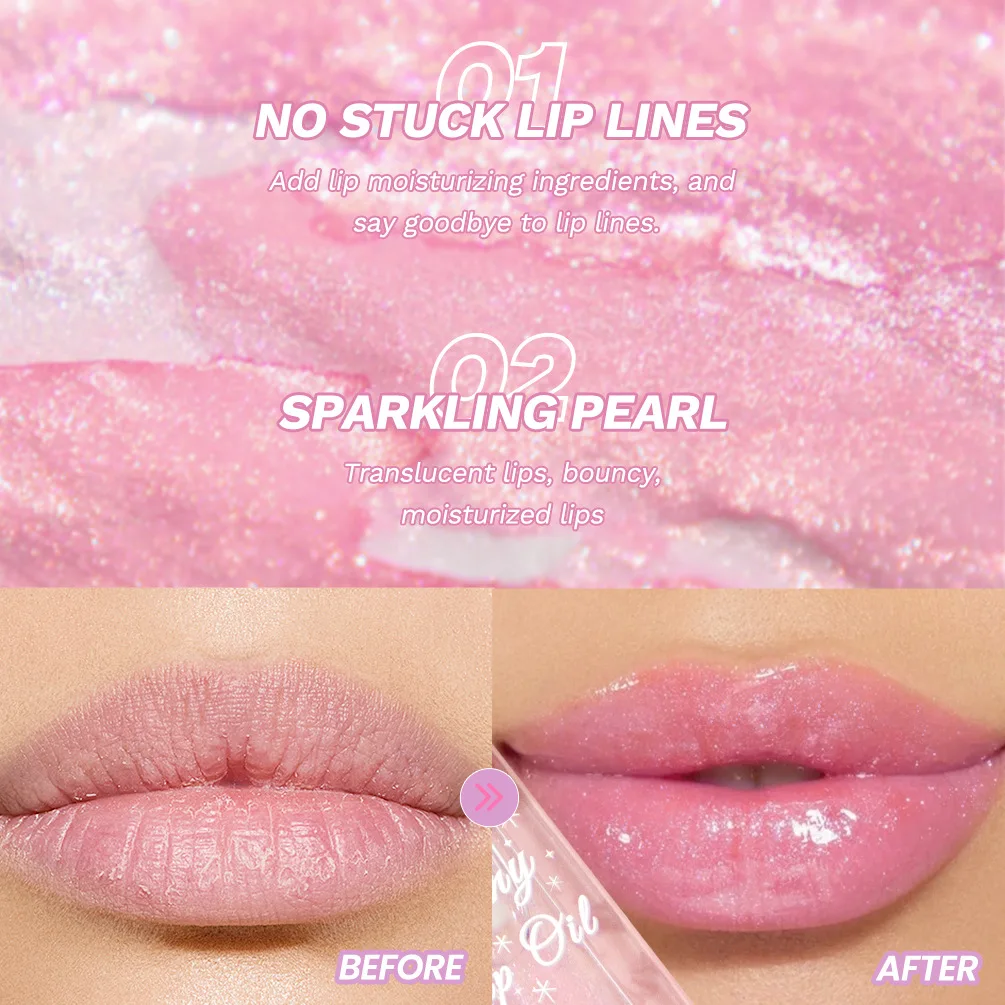 6 color change lip oil lipstick moisturizing easy to Color non-stick cup color non-stick cup create beautiful lip makeup