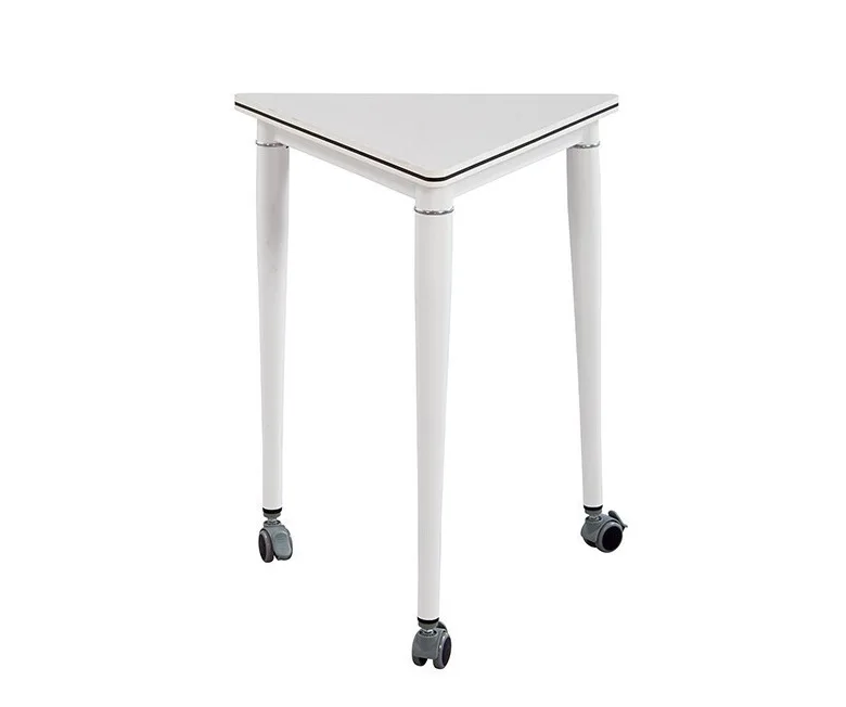 Best Conference Modern Meeting Table and Chairs Set Extendable Paint Baking Veneer Microphone White