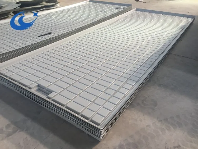 Hydroponic Flood Tray With Rolling Bench