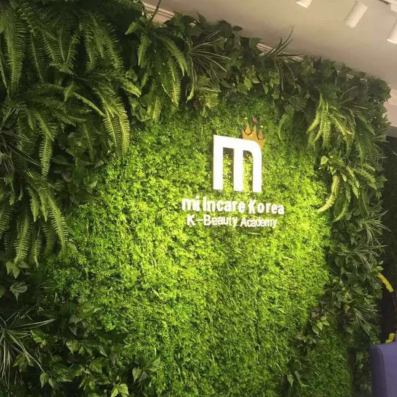 Plantas Artificiales Vertical Grass Wall Panels For Gardening Decoration Artificial Grass Wall Panel