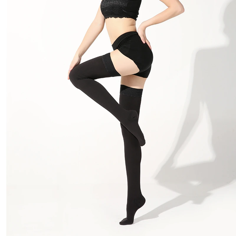 15-21mmhg medical compression stockings anti-embolism socks to prevent varicose veins socks thigh high for teachers and nurses