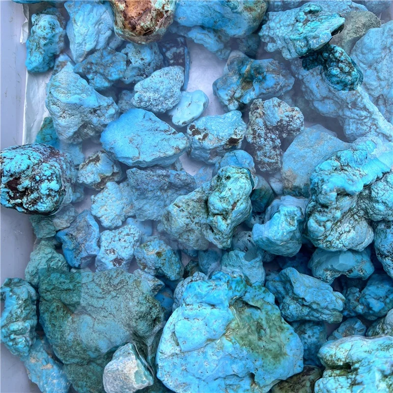 Wholesale Natural High Quality Gemstone Raw Turquoise Stones Rough for Jewelry