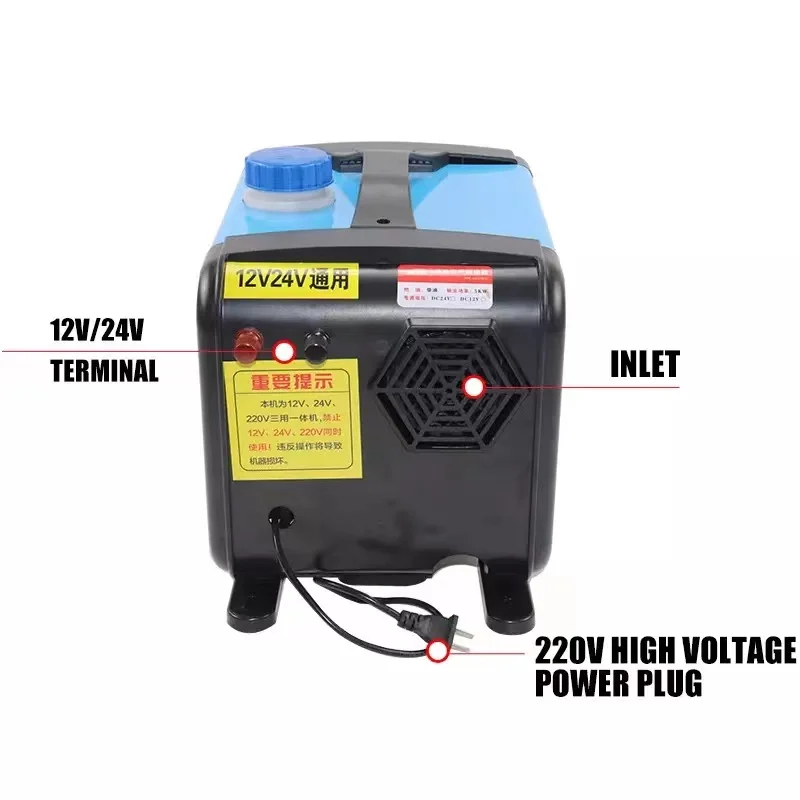 Remote Control Car Diesel Heater 8KW 12V24V220V Parking Fuel Heater Low fuel consumption Air Heater for Car Truck Boat