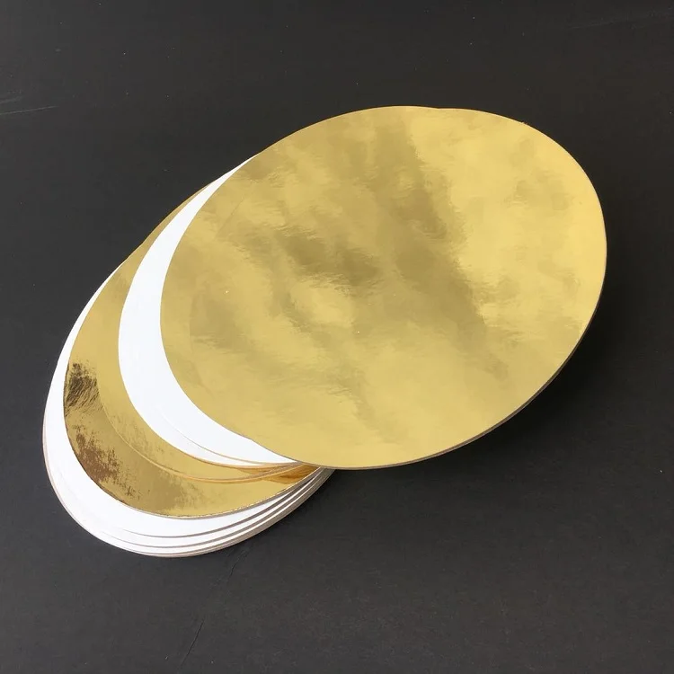 
good quality round and square corrugated cake paper board 