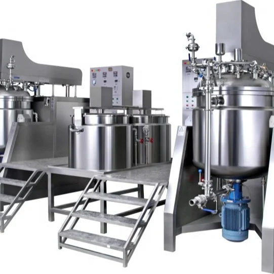 Factory direct sale oem customization wholesale cosmetic cream vacuum emulsifying mixer emulsifier mixer machine
