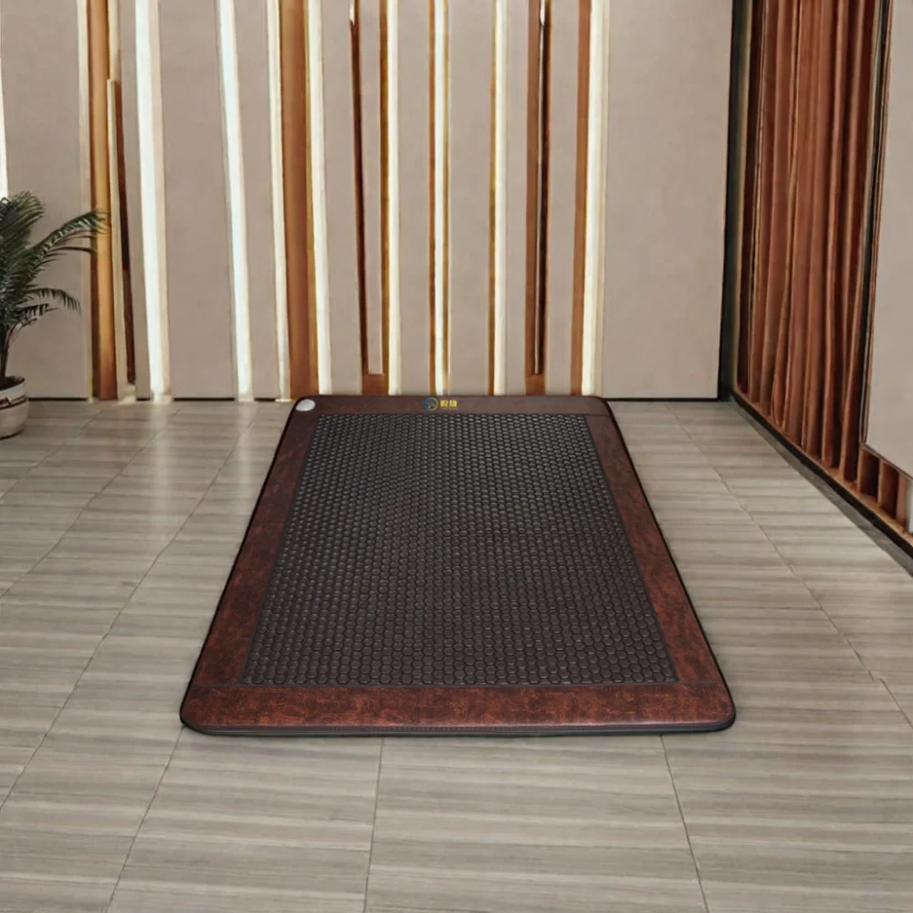 Far Infrared Thermal Therapy Ceragem Health Heat Jade Tourmaline Mat Korea Heated Massage Bed Mattress