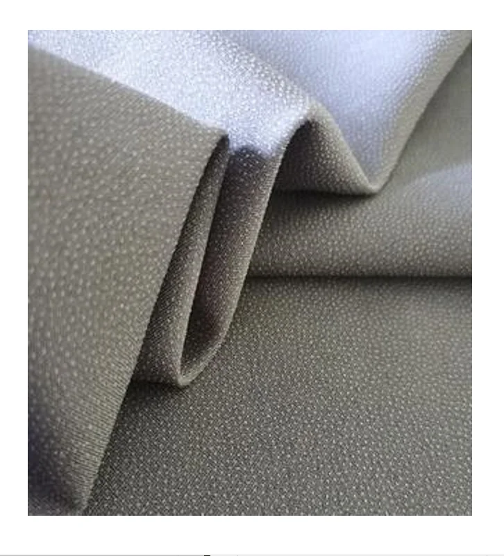 Woven Shrink-resistant 100d*300d Twill 100% Polyester fusible interlining tricot interlining circular knitted interlining