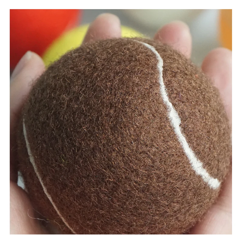 Custom custom pink blue black printed color toy brown orange ball Pet