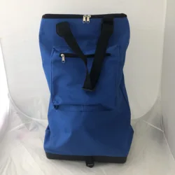 Polyester custom logo promotional travelling folding bags luggage trolley shopping bag