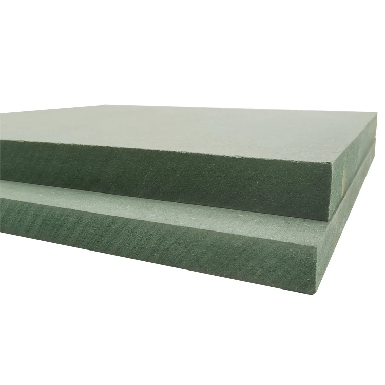15mm 18mm White Melamine Green HMR Green MDF Board for kitchen and bathroom furniture