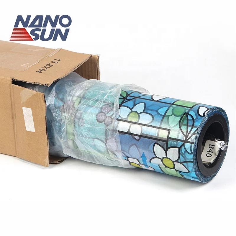 Privacy Protective PVC Glass Decorative Film For Home Office Bathroom Bedroom