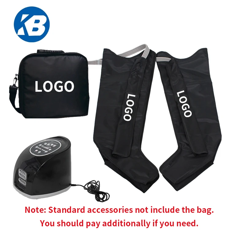 Portable intermittent air pneumatic compression leg foot therapy massager device