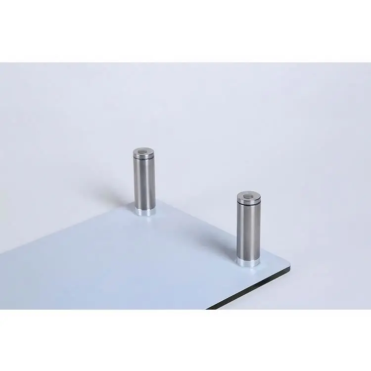 Manufacture high quality  tempered glass and  chromium-plated tube monitor stand riser for computer