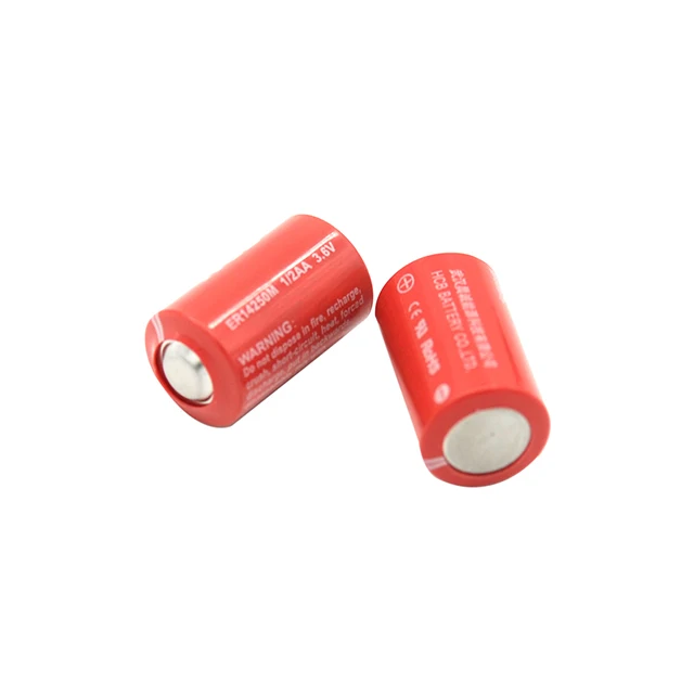 HCB 3 6 v ER14250M LS14250M 800mAh 1/2AA первичные литиевые батареи для газовых счетчиков и Sigfox устройства