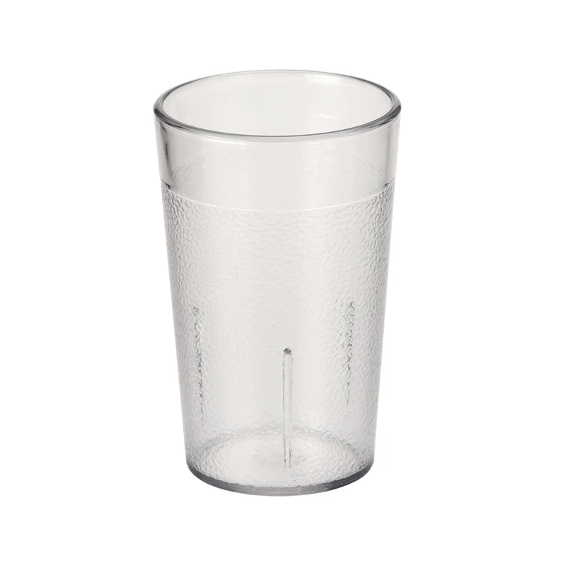 Мини стакан из поликарбоната, 5 унций, прозрачный Янтарный матовый стеклянный стакан 15cl, Штабелируемый Пластиковый Стакан с матовым стеклом