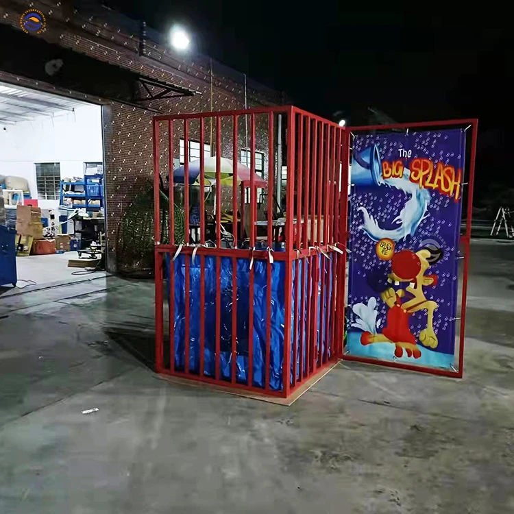 Customized Adults Interactive Dunk Tank Dunking Booth Water Splash Game