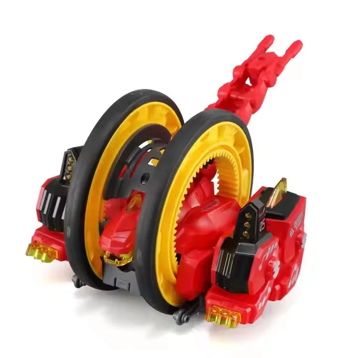 Kids Remote Control Car Stunt 360 Degree Rotation Flip Racing Car Driving Toys 2.4g 2 Rounds RC Stunt Cars with bright lights