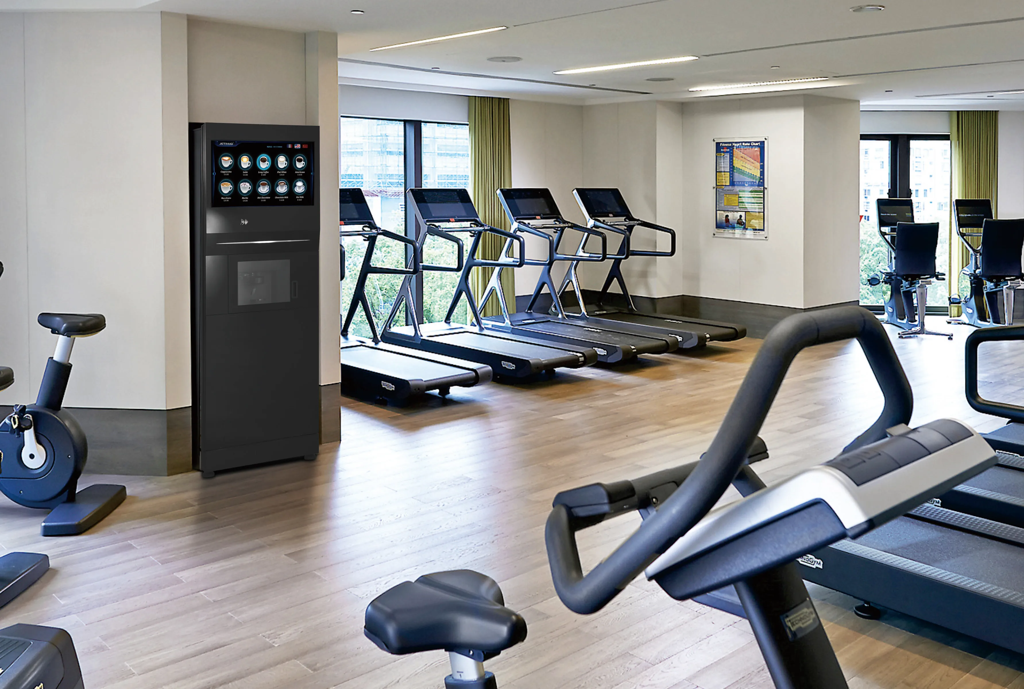 Espresso Auto Coffee Vending Machine Hot Cold Lid-auto Capping Qr Pay Cash Pay