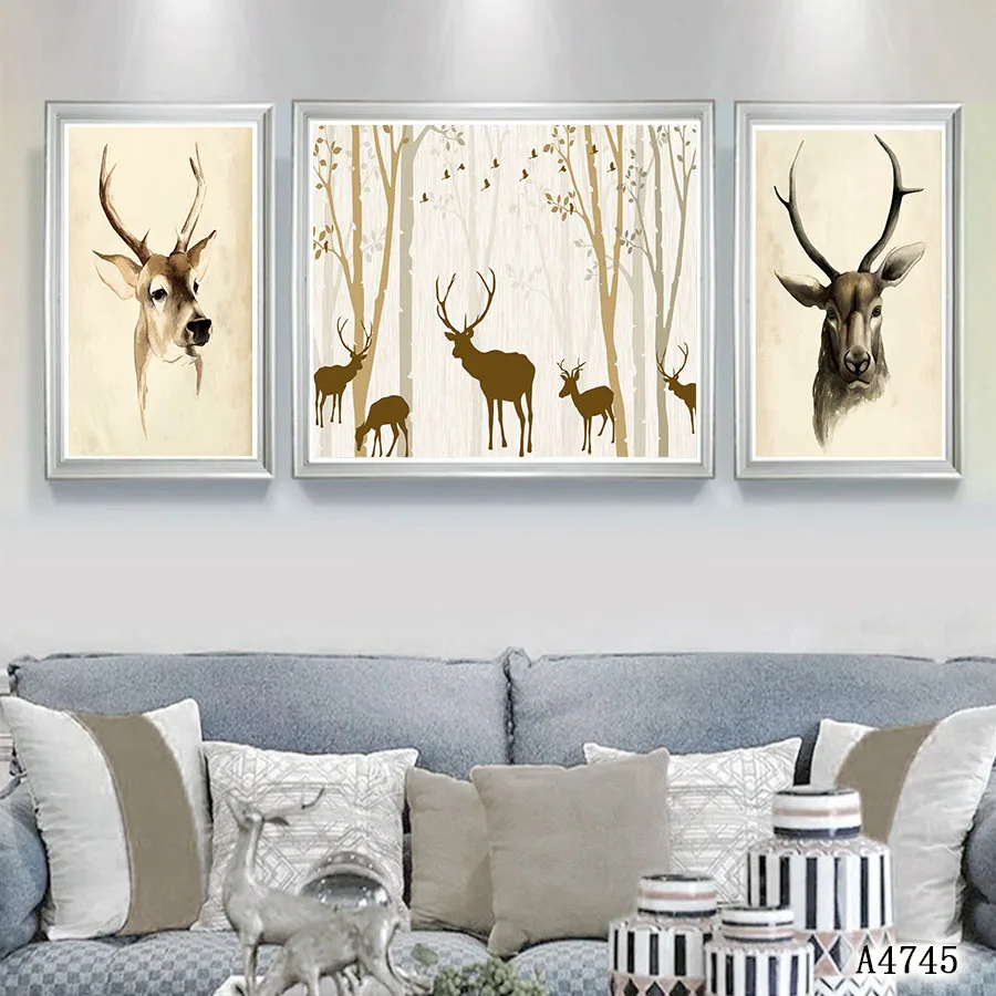 Dongjin factory supply wall art glass painting abstract oil painting paint by numbers painting