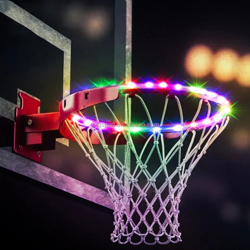 Wholesale 16 Color Change Basketball Hoop Lights Basketball Rim LED Light with  Remote Control for Night Sports