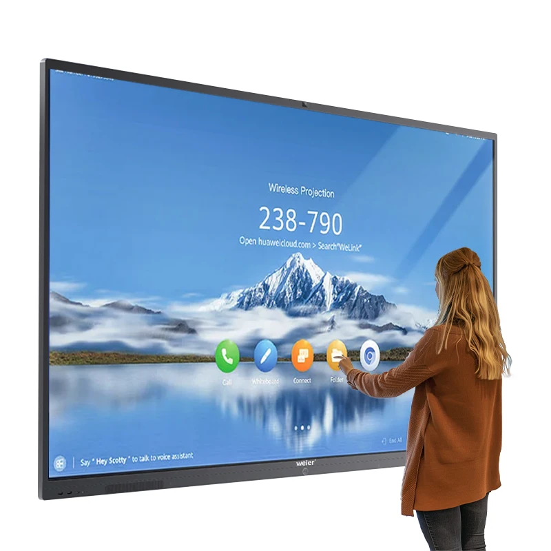 dual system 65-inch whiteboard interact 65-inch interactive whiteboard ops mini pc for interactive panel 100in touch digital