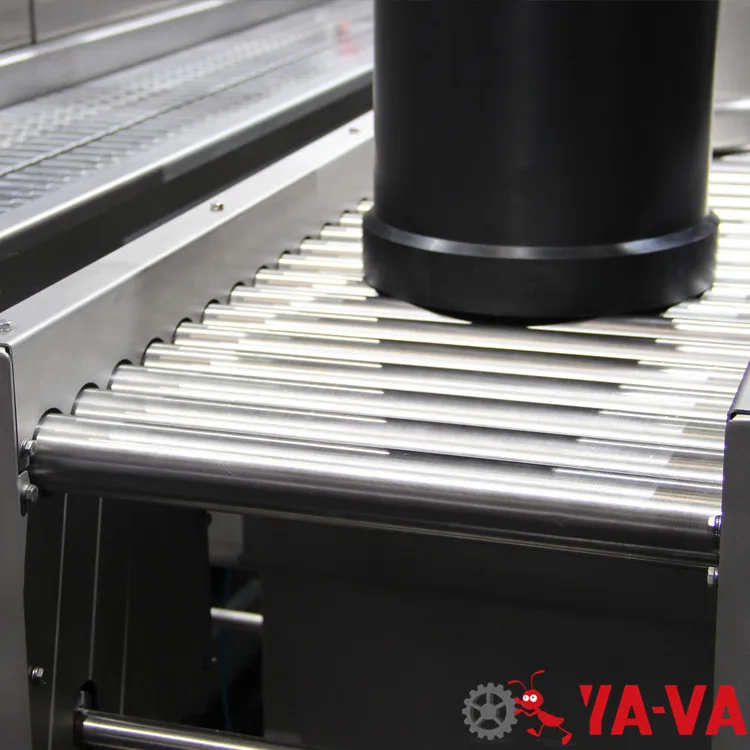 Моторизованный роликовый конвейер для переноса поддонов