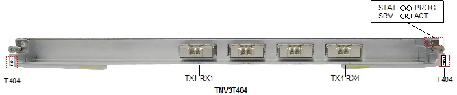 Fiber Optic Equipment V3T404 4 x 100GE Tributary Service Processing Board OSN9800