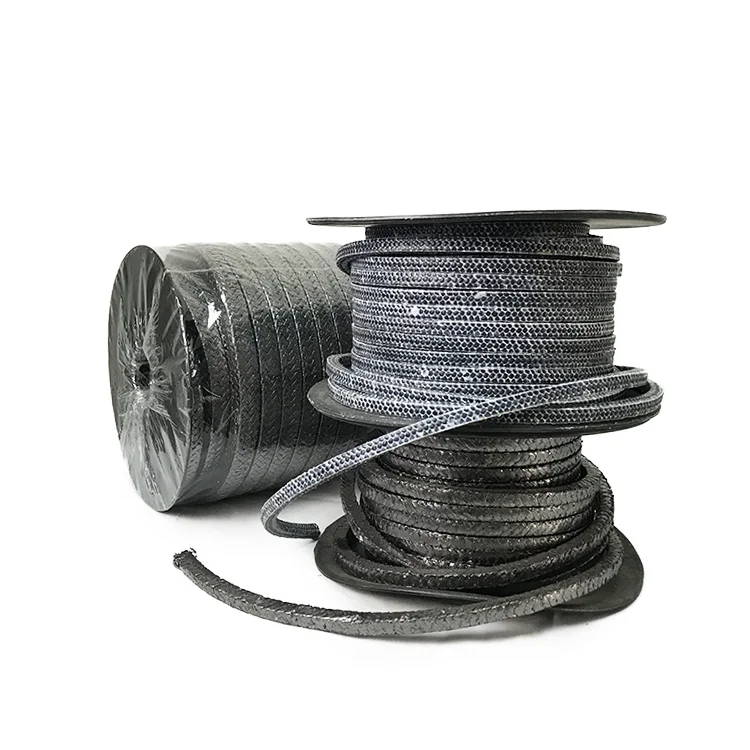 hot style non asbestos gland packing with graphite and oil