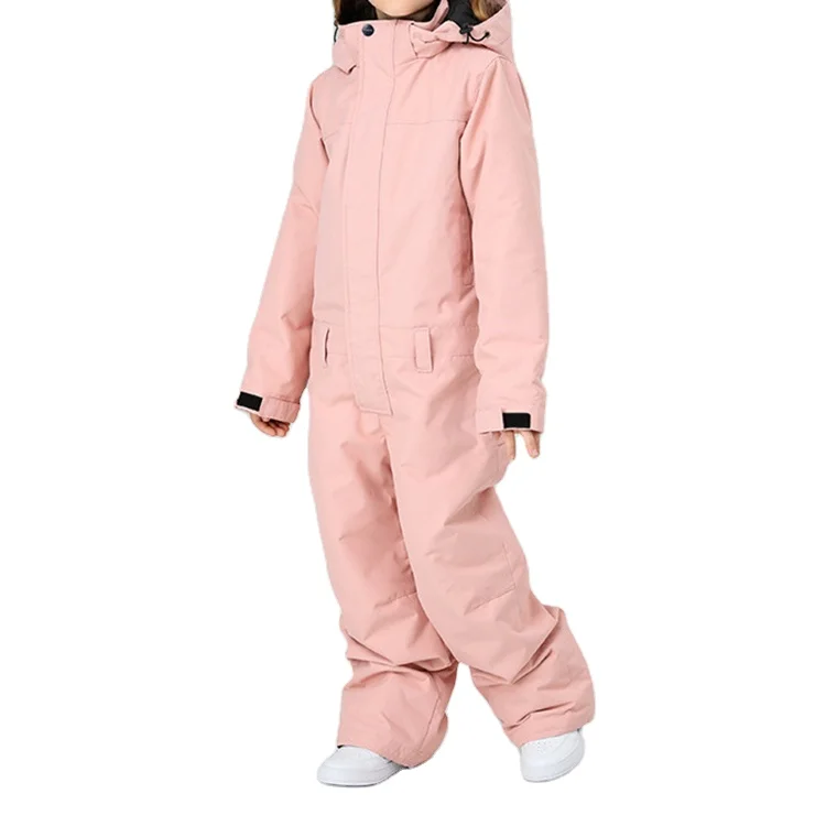 Winter Children High Quality Warm Outdoor Jumpsuit One Piece Snowboard Wear Ski Snow Suit For Kid