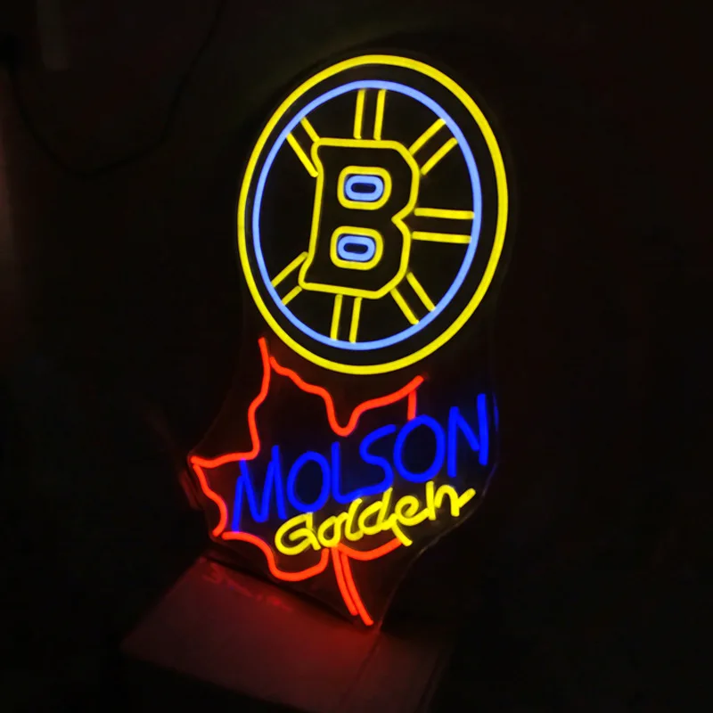 Drop Shipping Custom Logo Neon Light UV Printed Custom Neon Sign Business Logo Neon Name Sign Advertising Board