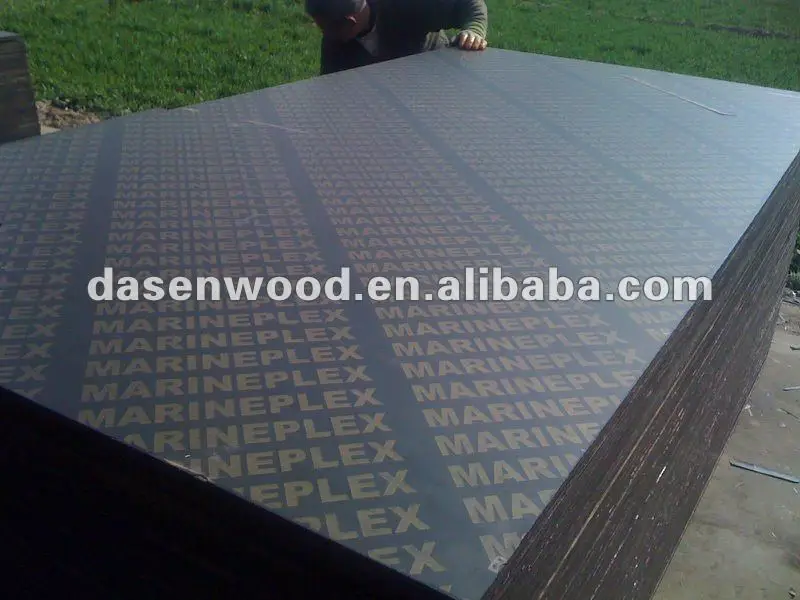 China Factory price 1220*2440mm 18mm black film faced plywood For construction sites
