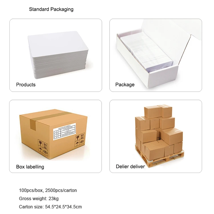 In stock 125KHz blank white ID thick card work access control card TK4100 access sensor card