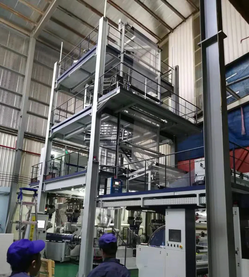 PLASTAR  5-layer Blown Film Extrusion  Co-extrusion Good quality factory price Film Blowing Extruder Machine