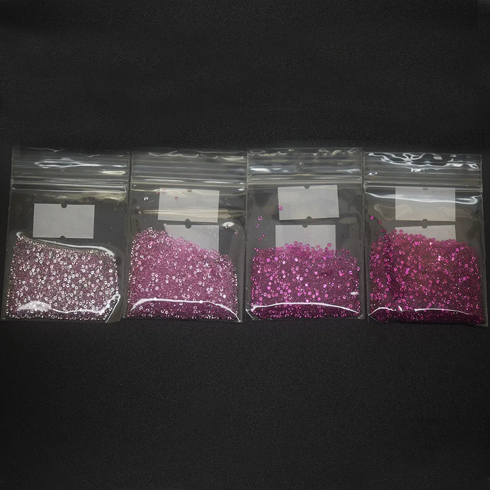 High Quality Unheated  Round Brilliant Cut  Natural Pink Sapphire