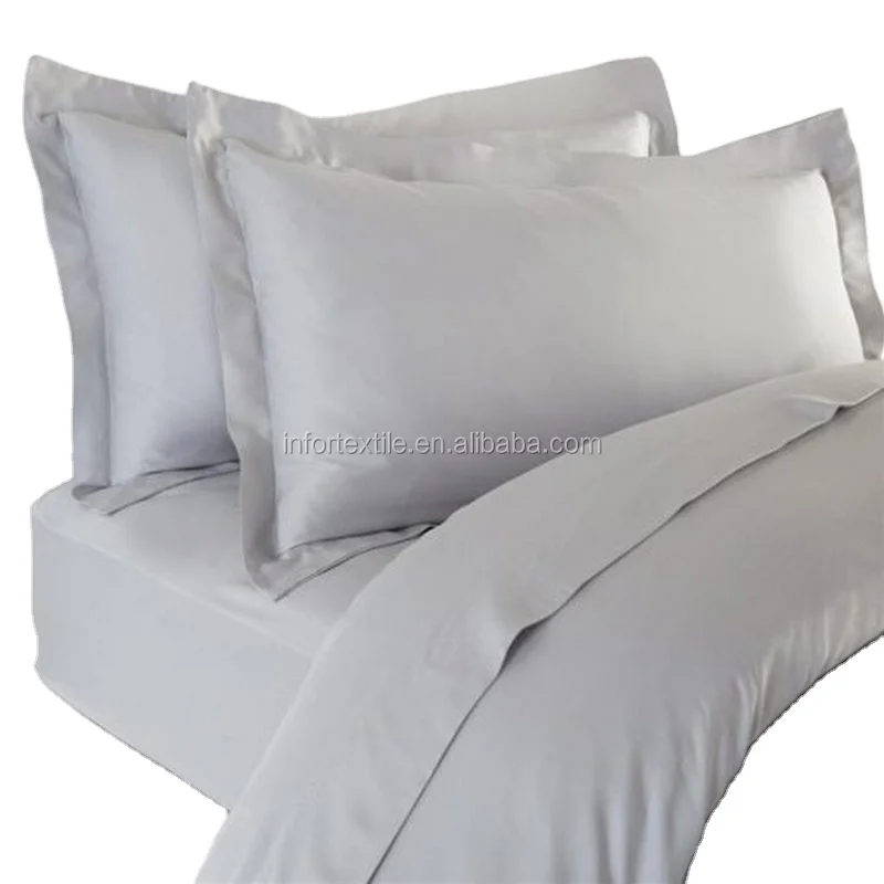 factory wholesale poly cotton  queen size  white  hotel  200 Thread count percale fitted   sheet
